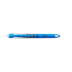Highlighters|Sharpie Liquid Highlighters, Chisel Tip, Blue, Dozen (1754467)