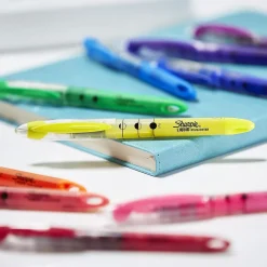 Highlighters|Sharpie Liquid Highlighter, Chisel Tip, Assorted, 10/Pack (24415PP)