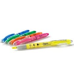 Highlighters|Sharpie Liquid Highlighter, Chisel Tip, Assorted, 10/Pack (24415PP)