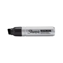 Markers|Sharpie Magnum Tank Permanent Marker, Chisel Tip, Black, 12/Pack (44001A)