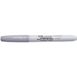 Markers|Sharpie Metallic Permanent Marker, Fine Point, Silver, 12/Pack (19365-PK12)