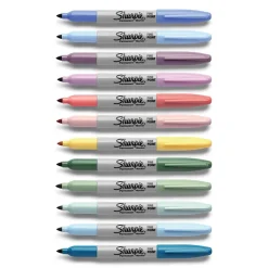 Markers|Sharpie Mystic Gems Permanent Markers, Fine Tip, Assorted, 24/Pack (2136727)