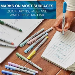 Markers|Sharpie Mystic Gems Permanent Markers, Ultra Fine Tip, Assorted, 24/Pack (2136772)