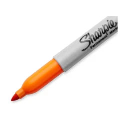 Markers|Sharpie Neon Permanent Marker, Fine Tip, Neon Orange (1860446)