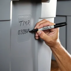 Markers|Sharpie Permanent Marker, Fine Tip, , 5/Pack (30665) Black