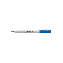 Markers|Sharpie Permanent Marker, Ultra Fine Tip, , Dozen (37003) Blue