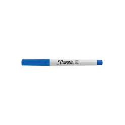 Markers|Sharpie Permanent Marker, Ultra Fine Tip, , Dozen (37003) Blue
