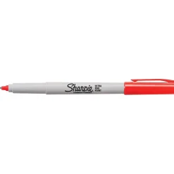 Markers|Sharpie Permanent Marker, Ultra Fine Tip, Red (37002)