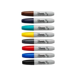 Markers|Sharpie Permanent Markers, Chisel Tip, Assorted Fashion Colors, 8/Pack (1927322)