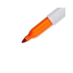 Markers|Sharpie Permanent Markers, Fine Tip, , 12/Pack (30006) Orange