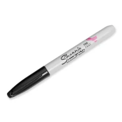 Markers|Sharpie Pink Ribbon Permanent Markers, Fine Tip, Black, 36/Pack (1801745)