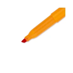 Highlighters|Sharpie Pocket Stick Highlighter, Chisel Tip, Fluorescent Orange, Dozen (27006)