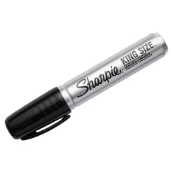 Markers|Sharpie Pro King Size Permanent Marker, Chisel Tip, Black Ink, Dozen (15001)