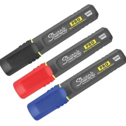 Markers|Sharpie PRO Permanent Markers, Chisel Tip, Assorted, 3/Pack (2018335/2178474)