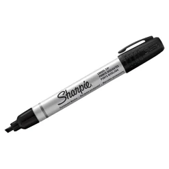 Markers|Sharpie PRO Permanent Markers, Chisel Tip, Black, 12/Pack (1794224)
