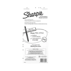 Markers|Sharpie Retractable Fine Point Permanent Markers, Black, 3 Pack