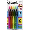 Highlighters|Sharpie Retractable Highlighter, Chisel Tip, Assorted, 5/Pack (28175PP)