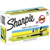 Highlighters|Sharpie Retractable Highlighter, Chisel Tip, Yellow, Dozen (28025)