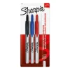 Markers|Sharpie Retractable Permanent Markers, Fine Tip, Assorted, 3/Pack (32726)