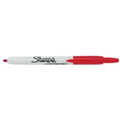 Markers|Sharpie Retractable Permanent Markers, Fine Tip, Assorted, 3/Pack (32726)