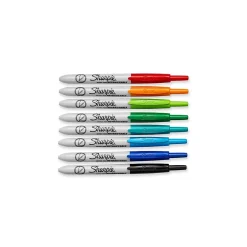 Markers|Sharpie Retractable Permanent Markers, Ultra Fine Tip, Assorted, 8/Pack (1742025)