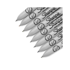 Markers|Sharpie Retractable Permanent Markers, Ultra Fine Tip, Assorted, 8/Pack (1742025)