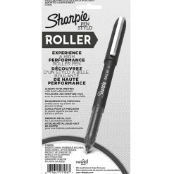 Pens|Sharpie Rollerball Pen, Needle Point Precision Pen, Assorted Color Ink, 4 Count (2093224)