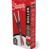 Pens|Sharpie Rollerball Pen, Needle Point Precision Pen, Red Ink, Dozen (2093226)