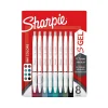 Pens|Sharpie S Gel Retractable Gel Pen, Medium Point, 0.7mm, Assorted Ink, 8/Pack (2208551)