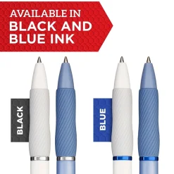 Pens|Sharpie S-Gel Retractable Gel Pen, Medium Point, Black Ink, 4/Pack (2126207)