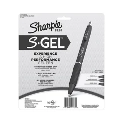 Pens|Sharpie S-Gel Retractable Gel Pens, Medium Point, 0.7mm, Assorted Ink, Dozen (2096153)