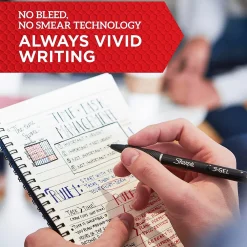 Pens|Sharpie S-Gel Retractable Gel Pens, 0.38 mm, Ultra Fine Point, Black Ink, Dozen (2140521)