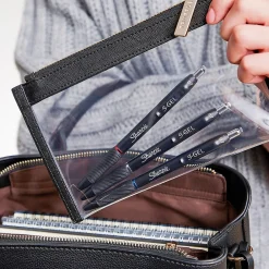 Pens|Sharpie S-Gel Retractable Gel Pens, 0.38 mm, Ultra Fine Point, Black Ink, Dozen (2140521)