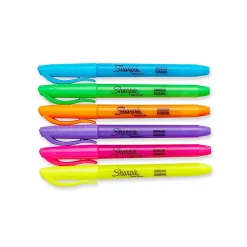Highlighters|Sharpie Stick Highlighter, Chisel Tip, Assorted, 24/Pack (1761791)