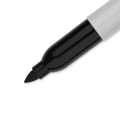 Markers|Sharpie Super Permanent Marker, Fine Tip, Black, Dozen (33001)