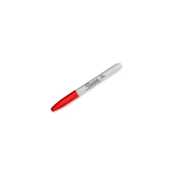 Markers|Sharpie Super Permanent Marker, Fine Tip, Red, Dozen (33002)