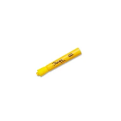 Highlighters|Sharpie Tank Highlighter, Chisel Tip, Yellow, Dozen (25005)