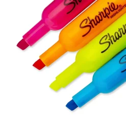 Highlighters|Sharpie Tank Highlighter, Chisel Tip, Assorted, 5/Pack (1809199)