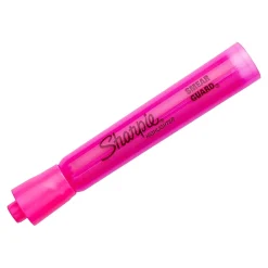 Highlighters|Sharpie Tank Highlighter, Chisel Tip, Fluorescent Pink (25009)