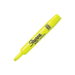 Highlighters|Sharpie Tank Highlighter, Chisel Tip, Yellow (25025)