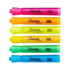 Highlighters|Sharpie Tank Highlighters, Chisel Tip, Assorted Colors, 20/Pack (25018)