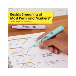 Highlighters|Sharpie Tank Highlighters, Chisel Tip, Assorted Colors, 6/Pack (2157488)