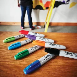 Markers|Sharpie Tank Permanent Marker, Chisel Tip, Assorted, 8/Pack (38250PP)