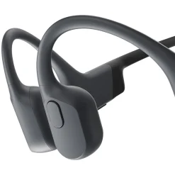 OpenRun Bone-Conduction Open-Ear Sport Headphones with Microphones, Black (VXLS803STBKUS)<Shokz Outlet