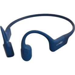 OpenRun Bone-Conduction Open-Ear Sport Headphones with Microphones,Blue (S803-ST-BL-US)<Shokz Discount