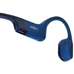 OpenRun Bone-Conduction Open-Ear Sport Headphones with Microphones,Blue (S803-ST-BL-US)<Shokz Discount