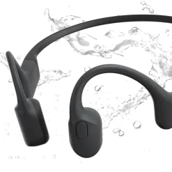 OpenRun Mini Bone-Conduction Headphones with Microphones, Black (VXLS803MNBKUS)<Shokz Best