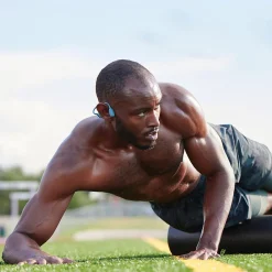 OpenRun Pro Premium Bone-Conduction Open-Ear Sport Headphones with Microphones, Blue (S810-ST-BL-US)<Shokz Discount