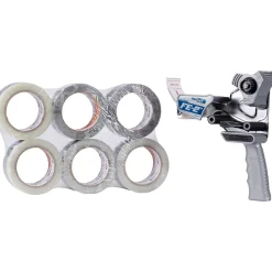 Shurtape Folded Edge Tape Dispenser, Gray (286814)