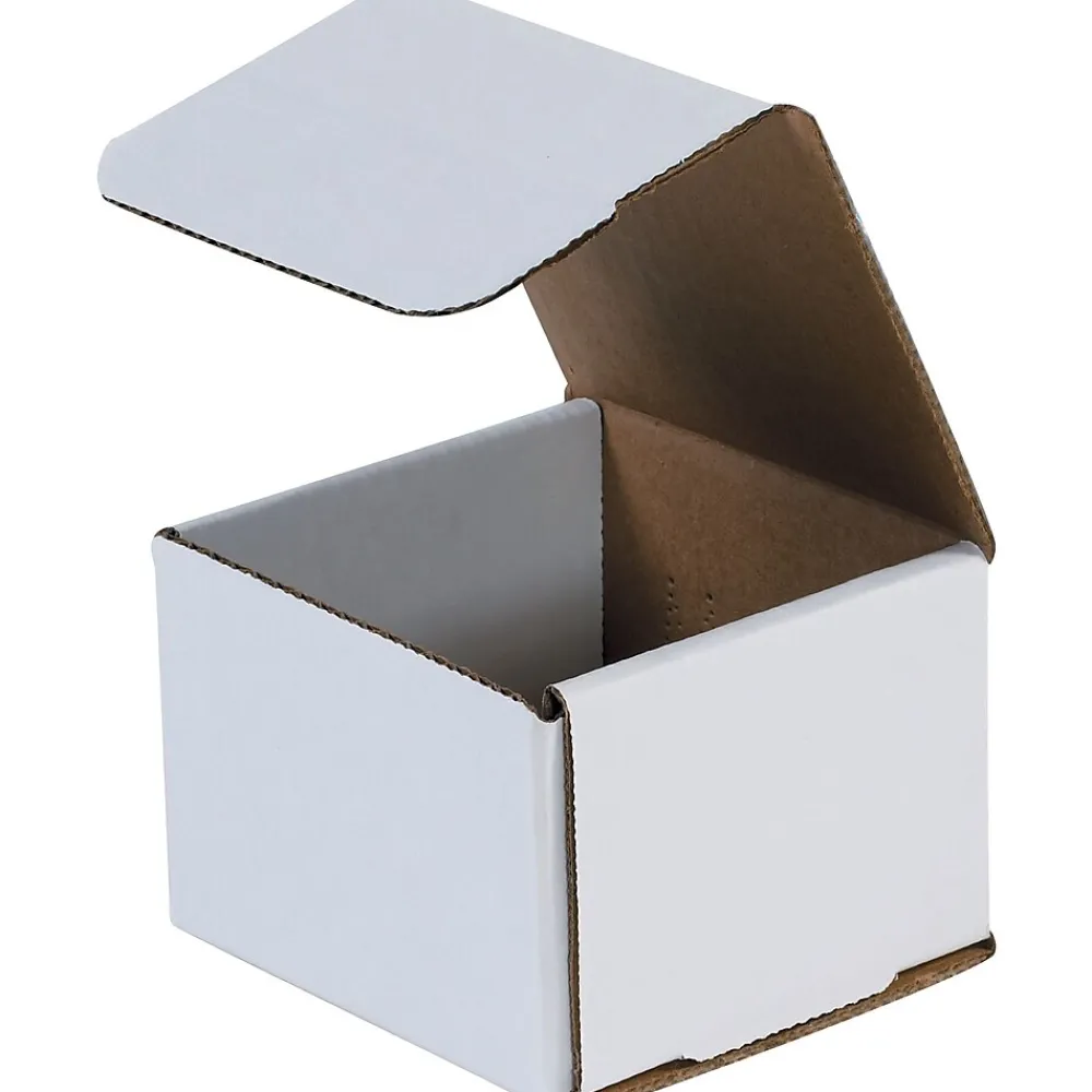 Best SI Products 4" x 4" x 3" Corrugated Mailers, 50/Bundle (M443)